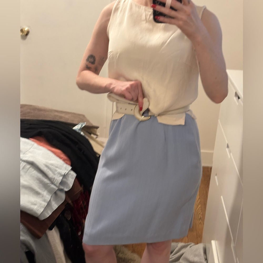 90s SILK mini skirt‎